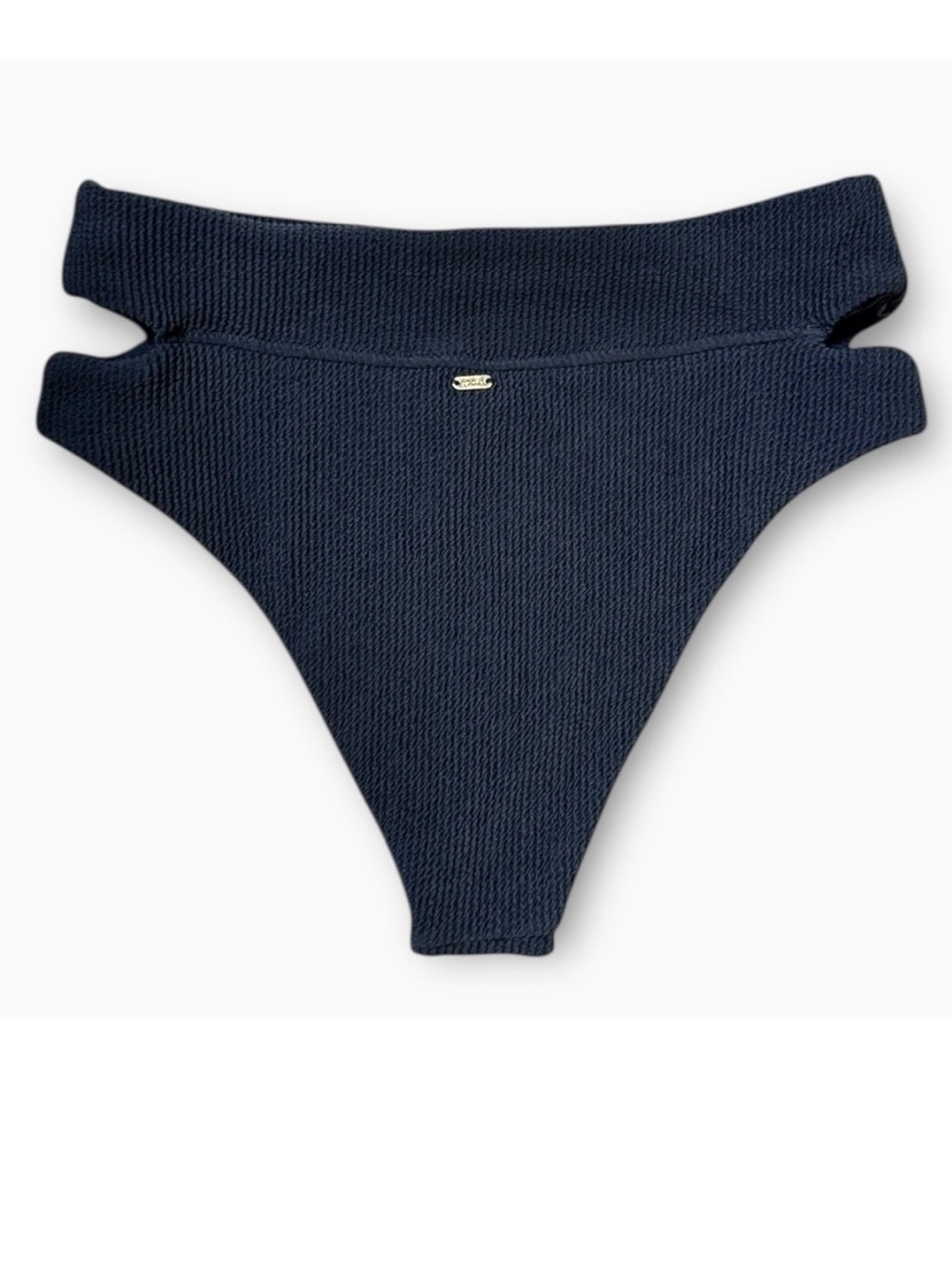 Rip Curl Solid High Waist Cheeky Side Cutout